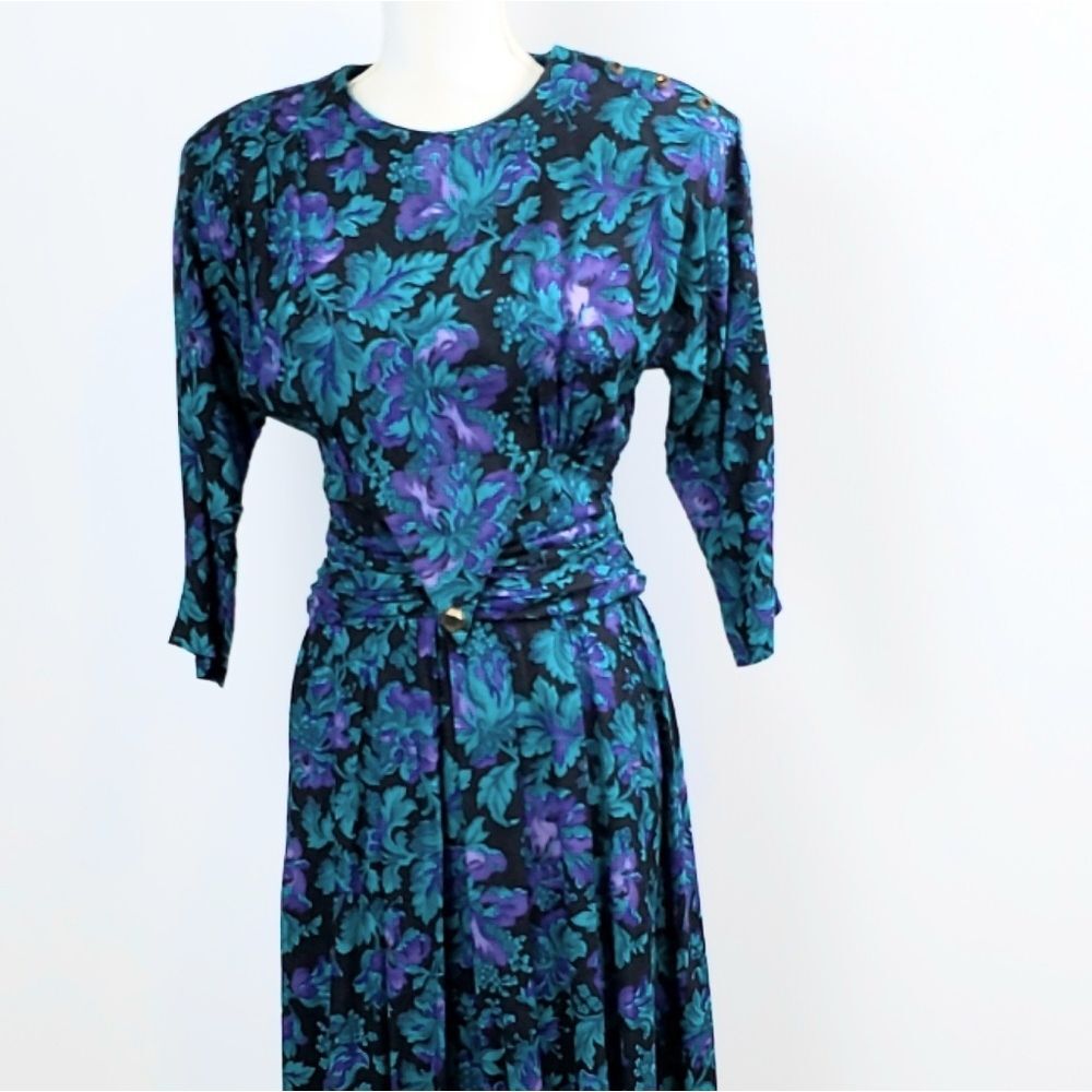 Dawn Fashion Vintage Floral Dress - Picture 1 of 8